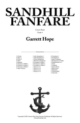 Sandhill Fanfare Concert Band sheet music cover